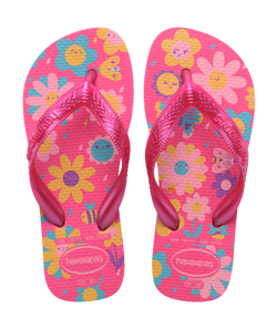 Kids Flores Flip Flops