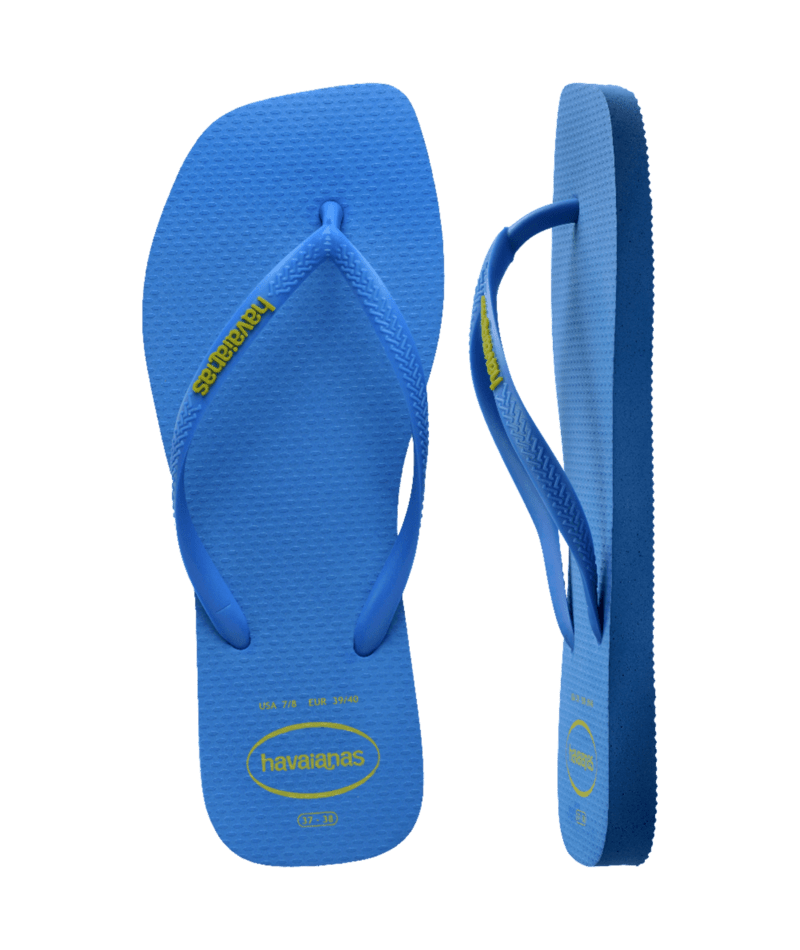 Slim Square Logo Pop Up Flip Flops