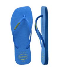 [ONLINE EXCLUSIVE] Slim Square Logo Pop Up Flip Flops