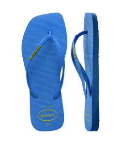 [ONLINE EXCLUSIVE] Slim Square Logo Pop Up Flip Flops