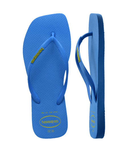 Slim Square Logo Pop Up Flip Flops