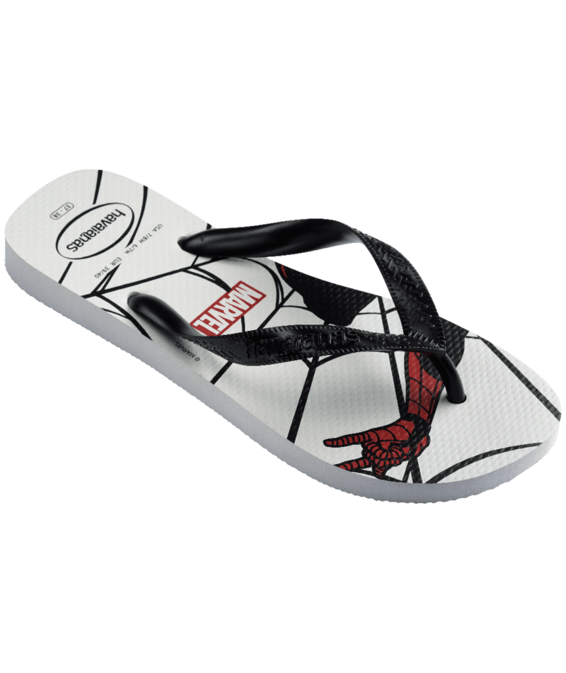 Kids Top Marvel Logomania Flip Flops