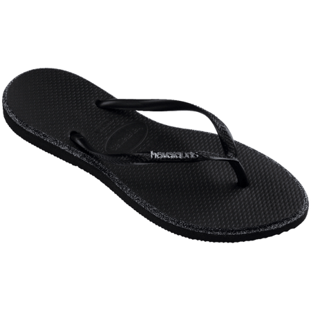 Slim Point Glitter Flip Flops
