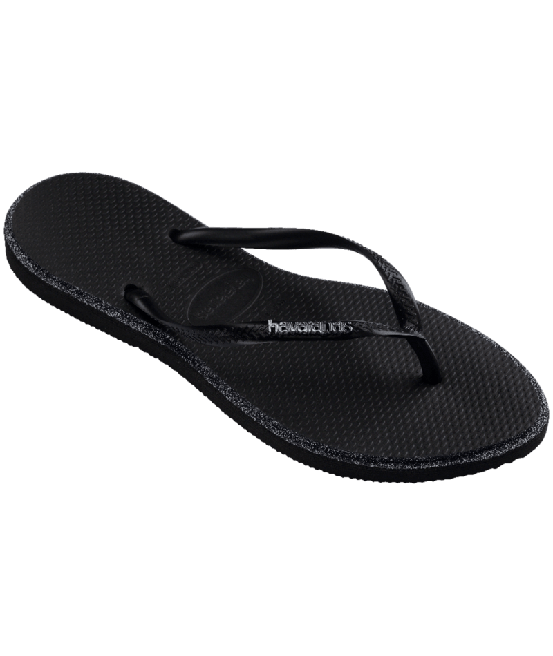 Slim Point Glitter Flip Flops