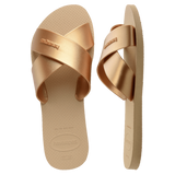Aqua Metallic Sandals