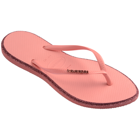 Slim Point Glitter Flip Flops