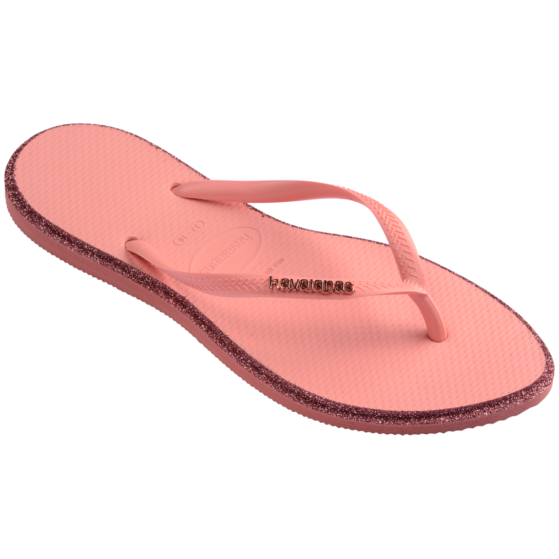 Slim Point Glitter Flip Flops