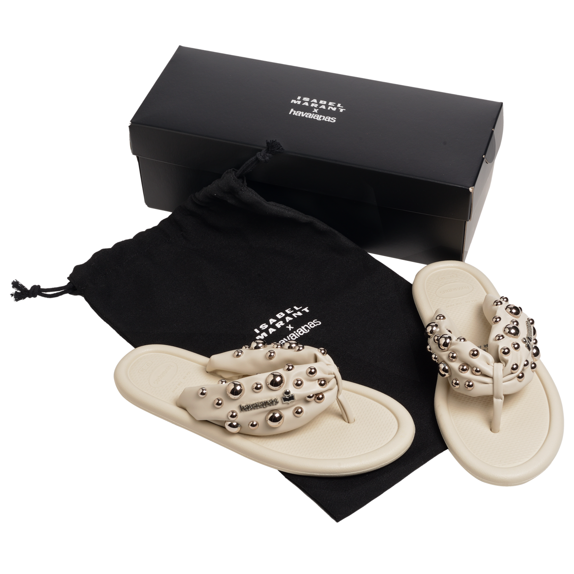 Havaianas Isabel Marant Maxi Puffed Studs Flip Flops