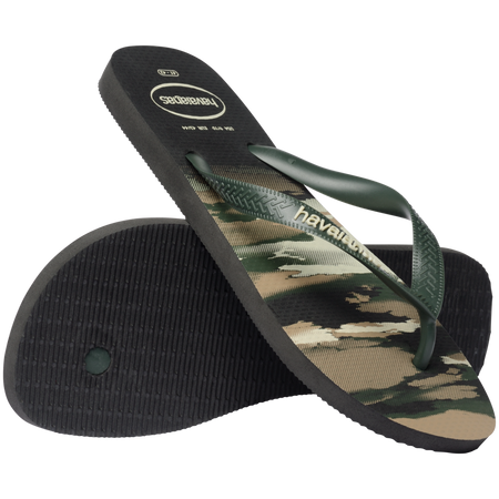 Top Camu Flip Flops