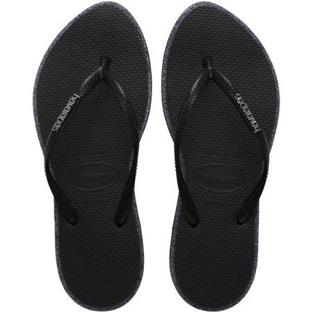 Slim Point Glitter Flip Flops