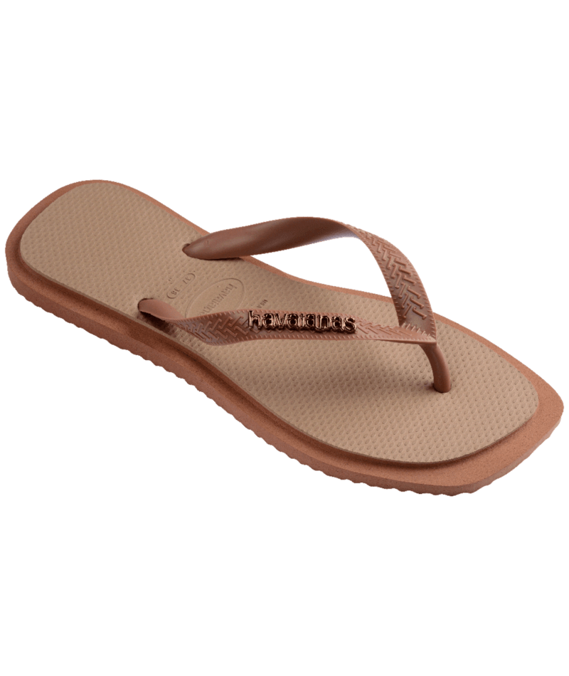 Top Square Fusion Flip Flops