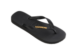 Top Logo Metallic Flip Flops