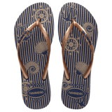 Slim Nautical Flip Flops