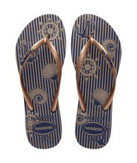 [ONLINE EXCLUSIVE] Slim Nautical Flip Flops