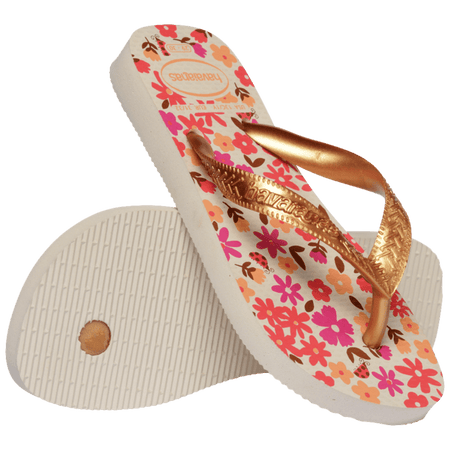 Kids Flores Flip Flops