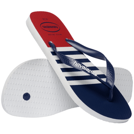 [ONLINE EXCLUSIVE] Top Nautical Flip Flops