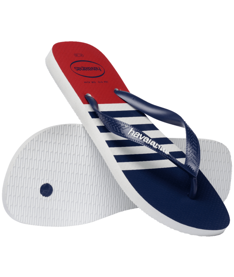 [ONLINE EXCLUSIVE] Top Nautical Flip Flops