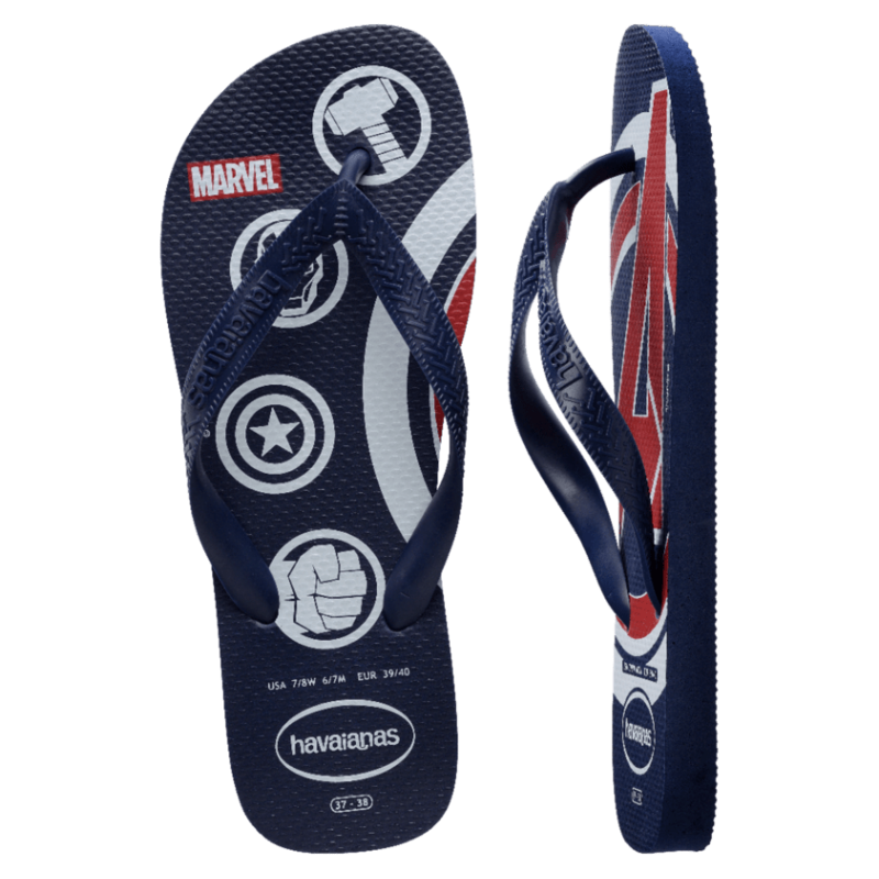 Top Marvel Logomania Flip Flops