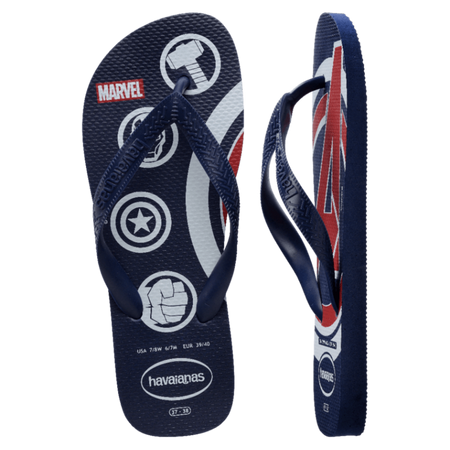 Top Marvel Logomania Flip Flops
