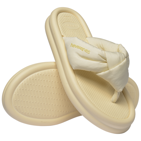 Over Puffed Flip Flops
