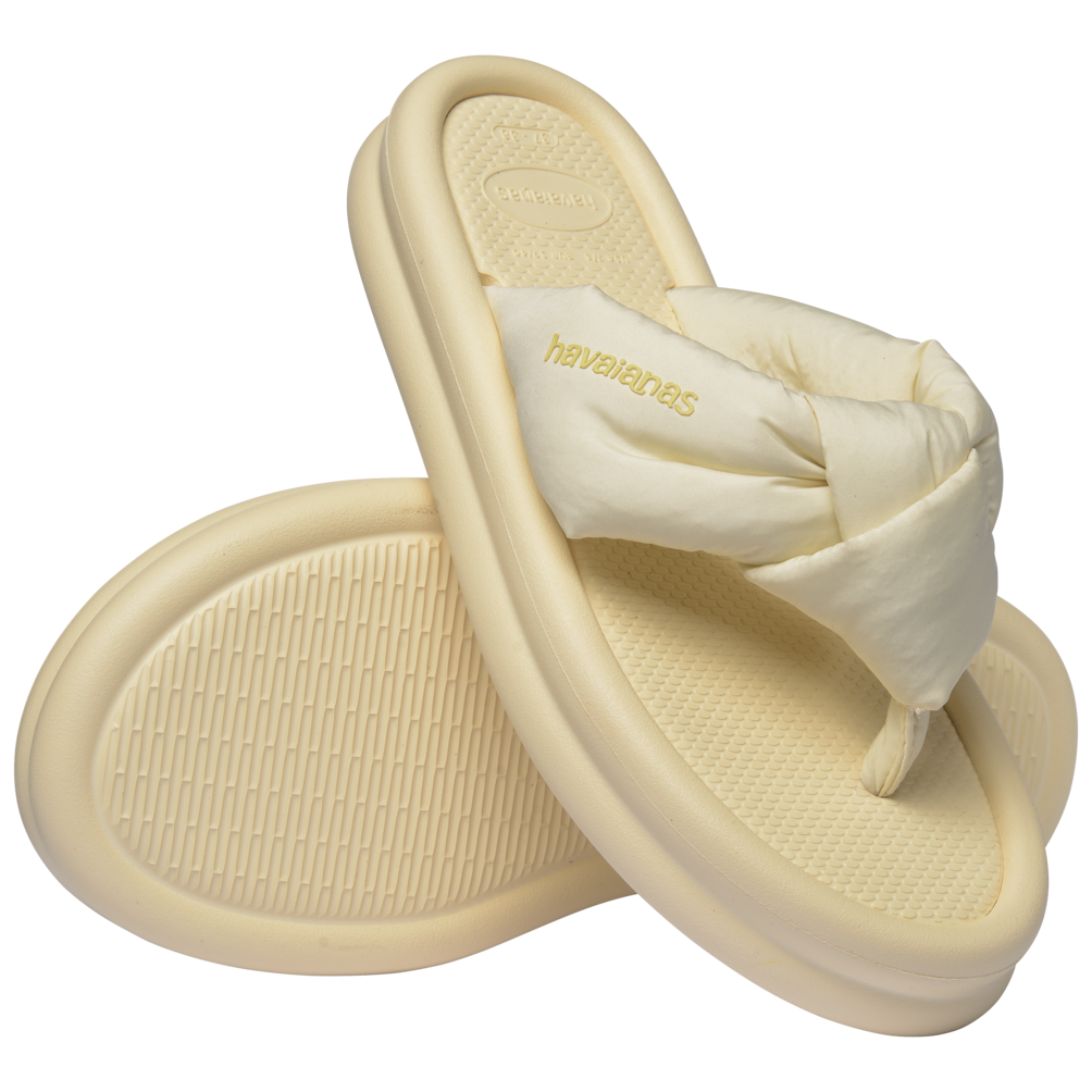 Over Puffed Flip Flops