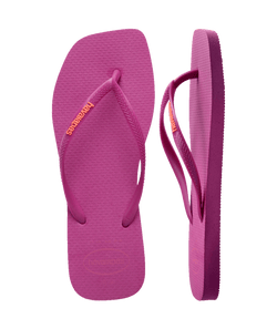 [ONLINE EXCLUSIVE] Slim Square Logo Pop Up Flip Flops
