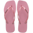 Slim Square Logo Metallic Flip Flops