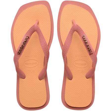 Top Square Fusion Flip Flops