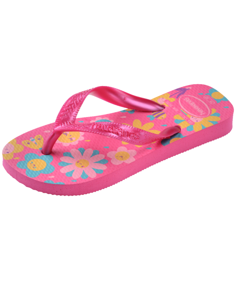 Kids Flores Flip Flops