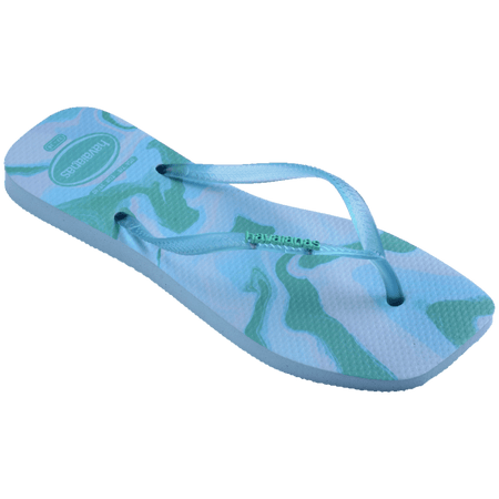 [ONLINE EXCLUSIVE] Slim Square Jelly Flip Flops