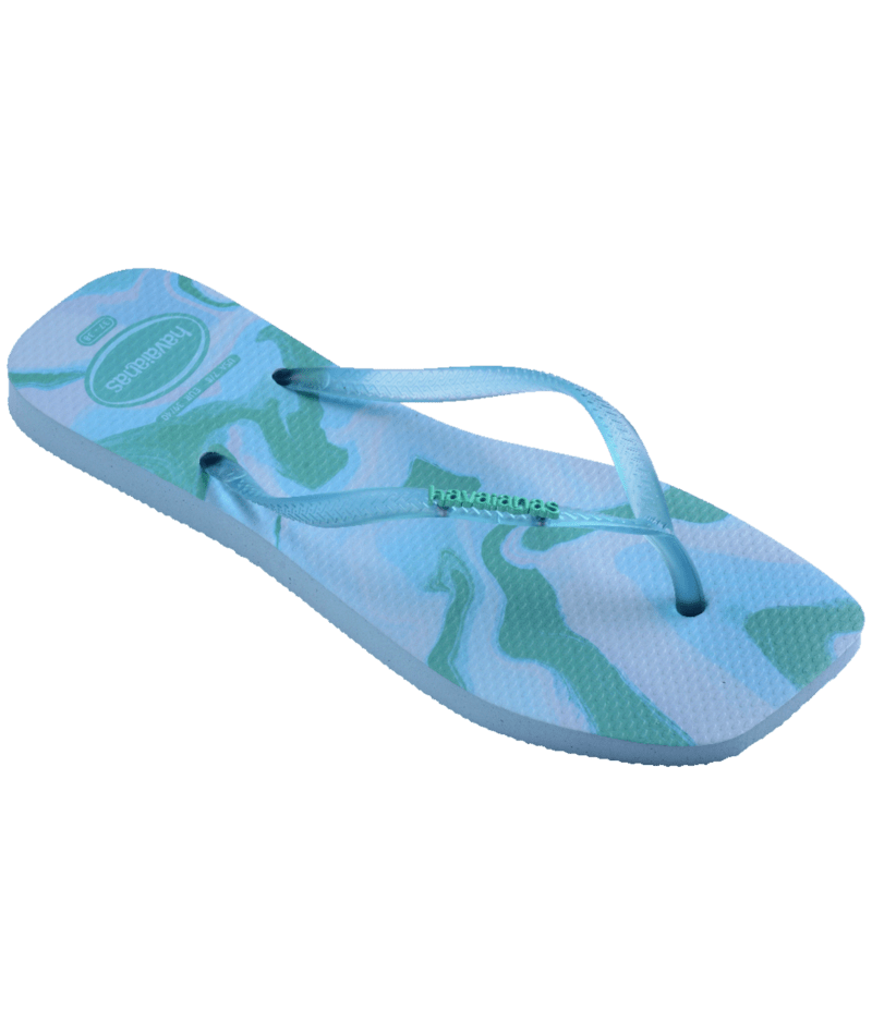 [ONLINE EXCLUSIVE] Slim Square Jelly Flip Flops