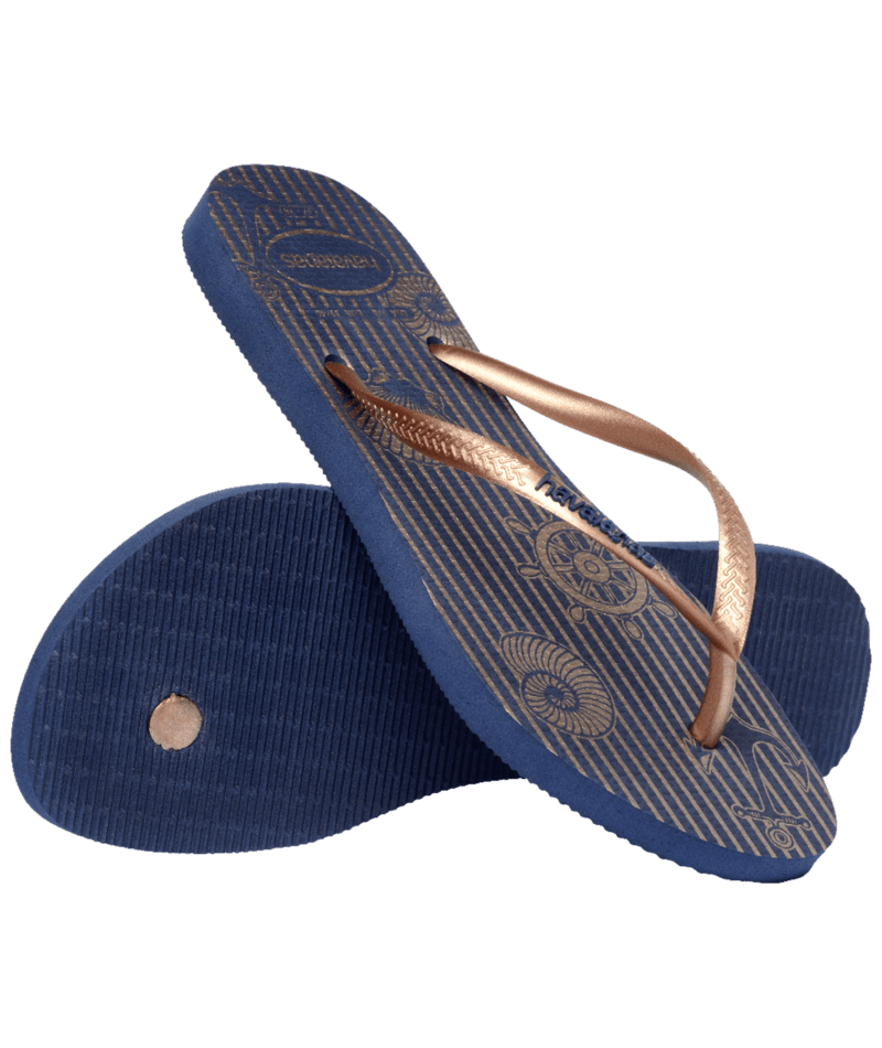 [ONLINE EXCLUSIVE] Slim Nautical Flip Flops