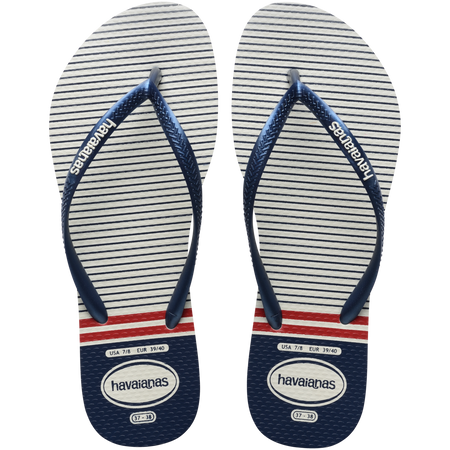 Slim Nautical Flip Flops