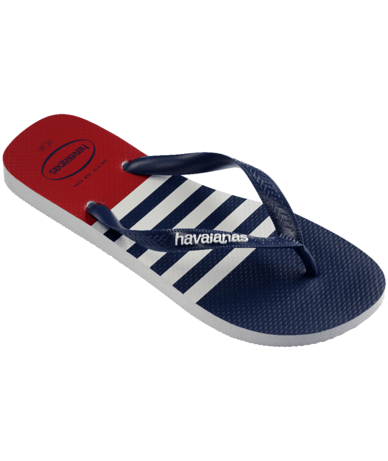 [ONLINE EXCLUSIVE] Top Nautical Flip Flops
