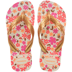 Kids Flores Flip Flops