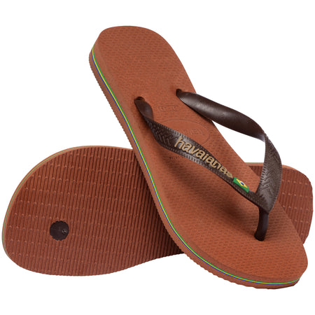 Brasil Logo Flip Flops