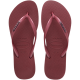 Slim Logo Metallic Flip Flops