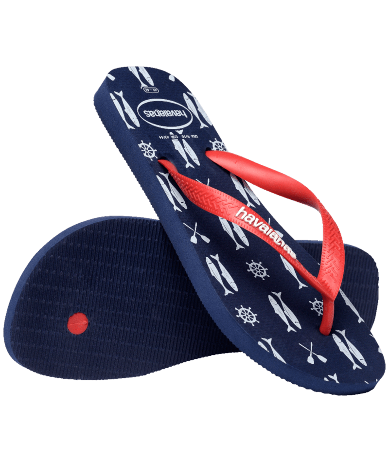 [ONLINE EXCLUSIVE] Top Nautical Flip Flops