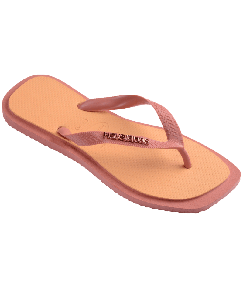 Top Square Fusion Flip Flops