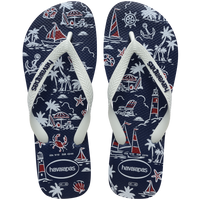 [ONLINE EXCLUSIVE] Top Nautical Flip Flops