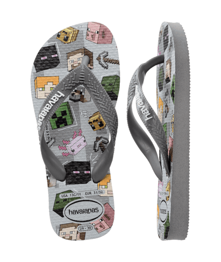 Kids Minecraft Flip Flops