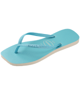[ONLINE EXCLUSIVE] Slim Square Glitter Neon Flip Flops