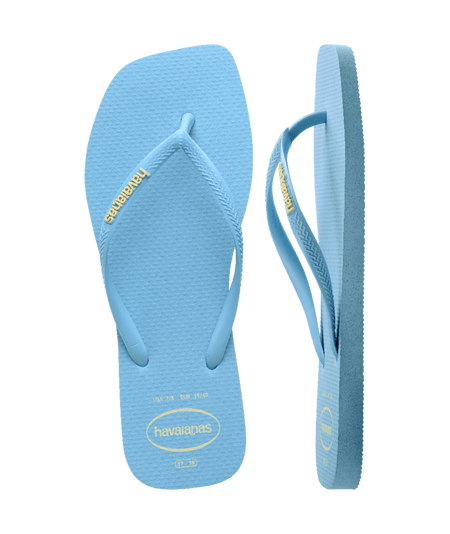 Slim Square Logo Pop Up Flip Flops