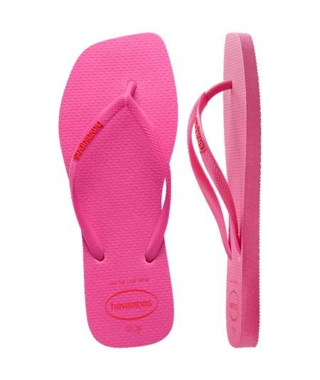 Slim Square Logo Pop Up Flip Flops