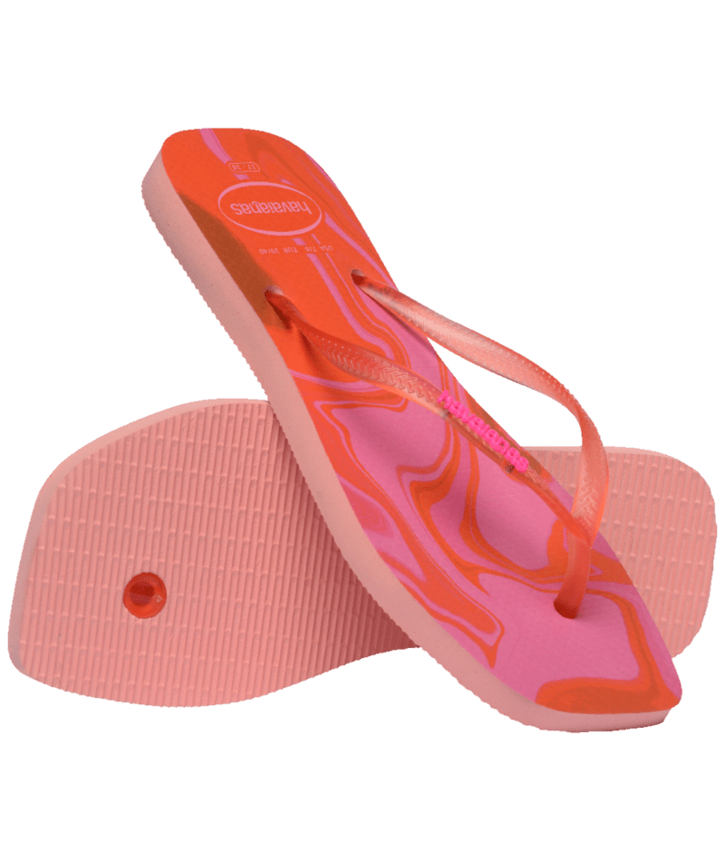 [ONLINE EXCLUSIVE] Slim Square Jelly Flip Flops