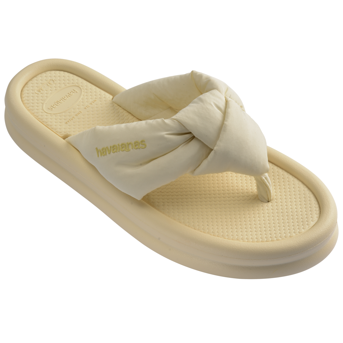 Over Puffed Flip Flops