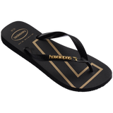 Top Vini Jr Golden Flip Flops