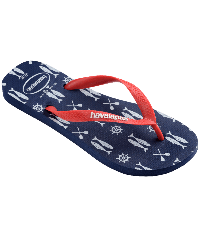 [ONLINE EXCLUSIVE] Top Nautical Flip Flops