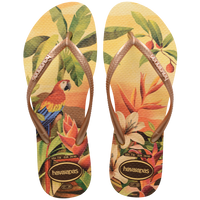 Slim Tropical Flip Flops
