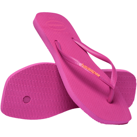 [ONLINE EXCLUSIVE] Slim Square Logo Pop Up Flip Flops
